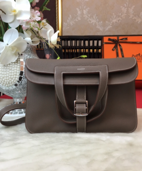 에르메스 할잔백31 그리스메이어 은장 소가죽